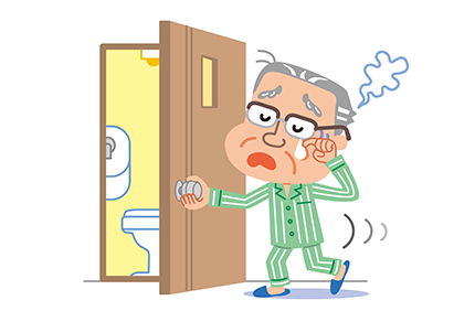 夜間頻尿(寝ている時にトイレで起きてしまう)